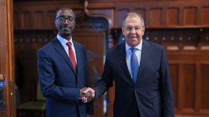 С.В.Лавров с Министром иностранных дел Эфиопии Гедионом Тимотеосом, Москва, 21 октября 2025 года