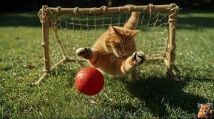 Как котики в футбол играли