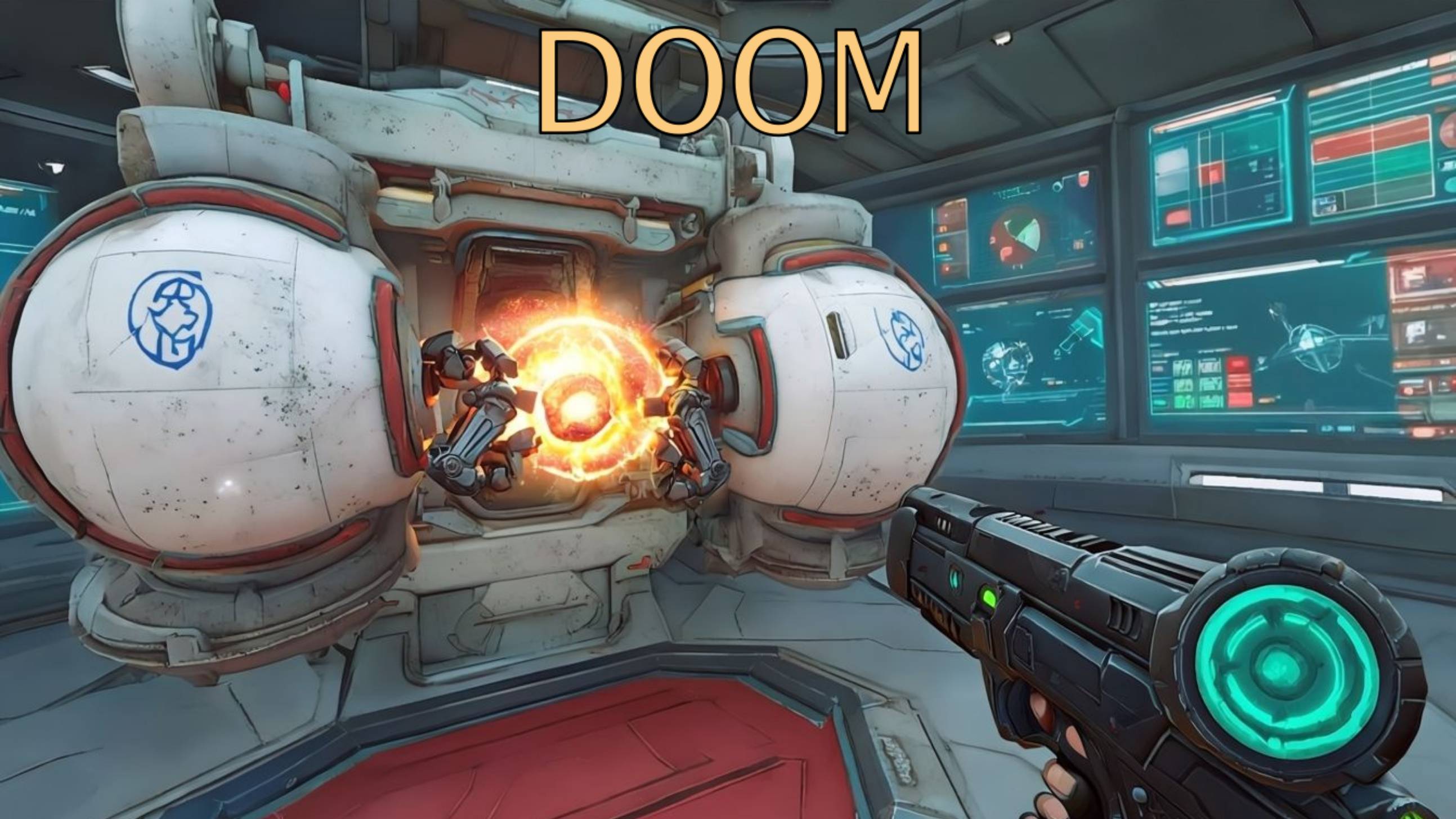 Doom(2016) №3 Режим "Игросериал" 4k 60к/с - Подарок от ИИ.