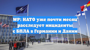 WP: НАТО уже почти месяц расследует инциденты с БПЛА в Германии и Дании