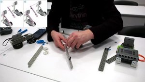 Сборка базовой модели Тележка с высокой клешней