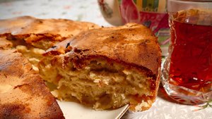 Яблочная шарлотка (рецепт) #яблоки #выпечка #кулинария