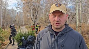Сегодня в сквере 5А микрорайона в жилом районе Энергетик прошла акция по высадке деревьев