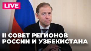 Мантуров участвует во II Совете регионов России и Узбекистана