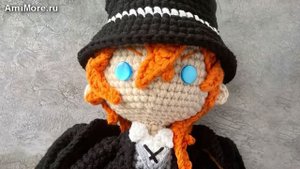 Амигуруми: схема Чуя Накахара | Игрушки вязаные крючком