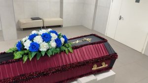 Гроб обитый тканью Наполеон