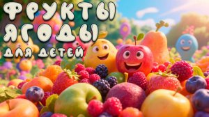 Фрукты и Ягоды для детей (знакомство). Часть 1.