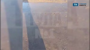 В Туле затопило переезд в районе Криволучье