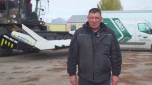 🚜 Отзыв нашего клиента о жатке OROS!