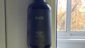 Парфюмированный крем для рук и тела CLOZ амбра и чёрный перец