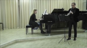 Концерт дуэта Duo feu - Ксения Ларионова (фортепиано), Илья Коптев (кларнет)