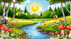 Река стремится меж холмами...1 ВИДЕО ПЕСНЯ В ДУШУ