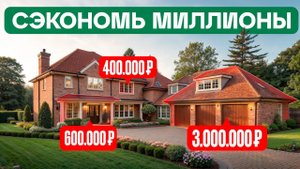 Сэкономь в 1,5 раза при строительстве дома! 10 решений, о которых нужно знать