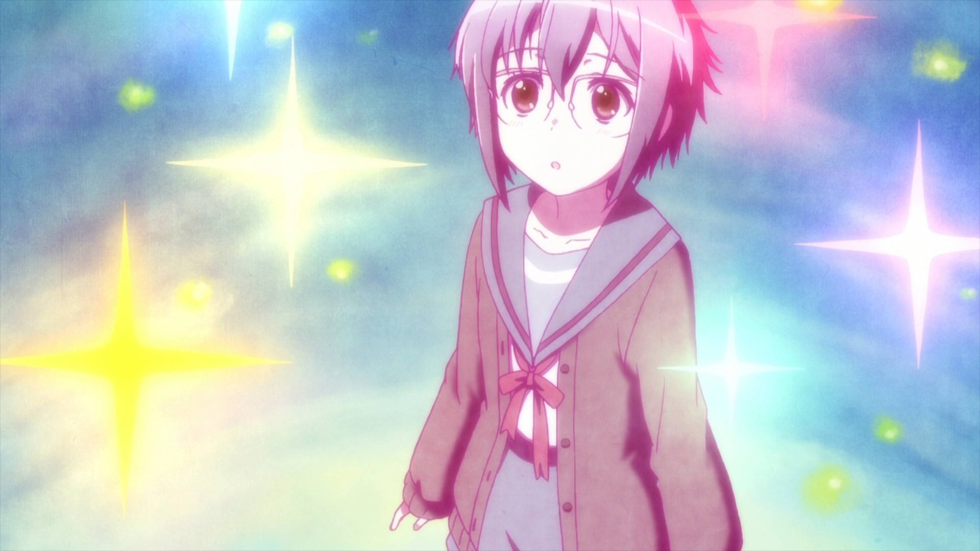 Исчезновение Юки Нагато. Эндинг (все версии) / Nagato Yuki-chan no Shoushitsu. En (all versions) смотреть онлайн