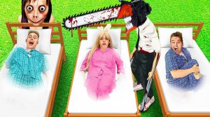 ПРЯТКИ под КРОВАТЯМИ с ДЕВОЧКАМИ ОТ ВСЕХ МОНСТРОВ !!!