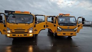Какой выбрать2 эвакуатор ISUZU ELF или DONGFENG KV100 БЕЛЫЙ ISUZU ELF KV100 P700 P100 🚚ISUZU ELF202