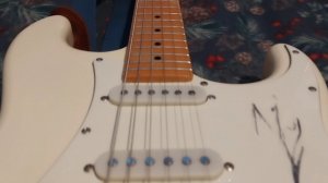 МИНИ-ОБЗОР НА МОЙ БЕЛЫЙ СТРАТОКАСТЕР (СТРИМОВОЙ)