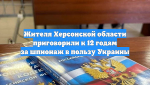 Жителя Херсонской области приговорили к 12 годам за шпионаж в пользу Украины