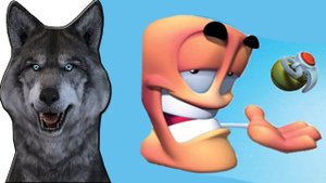 Worms™ Battlegrounds  ГОВОРЯЩИЙ ВОЛК играет ВИДЕО для ДЕТЕЙ ))) Червячки #28