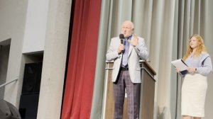 Выступление В.Б. Пономарева на премьере фильма "Инженерное сердце Сибири" в честь 75 лет НГТУ