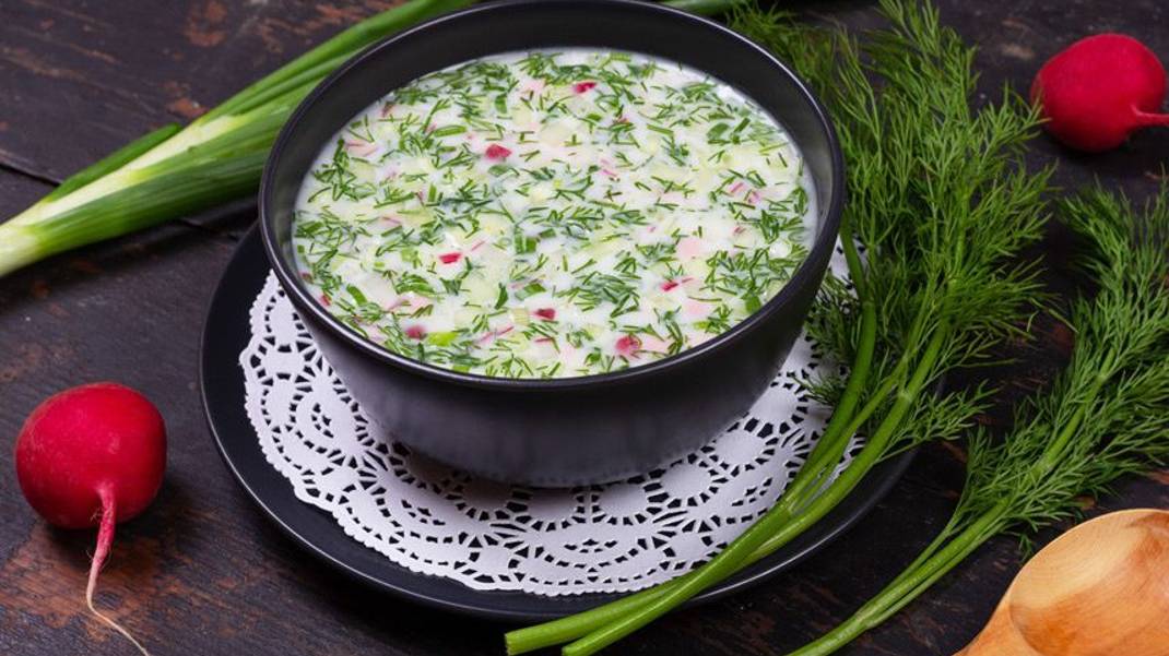 Окрошечка зимняя на ряженке смотреть онлайн