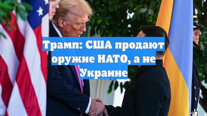 Трамп: США продают оружие НАТО, а не Украине