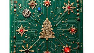 Новогодний узор - микросхема