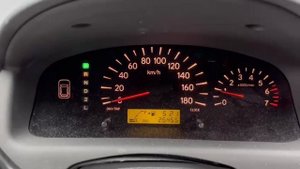 Тест перед разбором в Японий, Toyota Raum EXZ10 пробег 25455 т.км