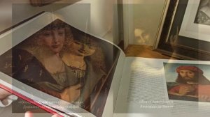 «Экспонат». Гравюра Л. Серякова с картины Д. А. Больтраффио «Портрет юноши в образе святого Себастья