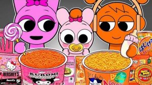 Incredibox Sprunki - ПИНКИ ПОКУПАЕТ СВОЙ ПЕРВЫЙ ДОМ. Магазин товаров повседневного спроса. Мукбанг-а