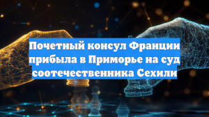 Почетный консул Франции прибыла в Приморье на суд соотечественника Сехили