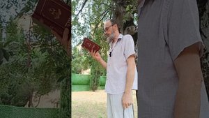 Читаю Канон у строящегося Храма "Примирения" в Тбилиси, на трёх языках