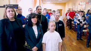 В Новопетровской школе открыли Парту Героя в память о Николае Урубкове.