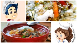 Вкусный БОРЩ (из индейки с шампиньонами и летний со Щавелем)! Пошаговые рецепты!