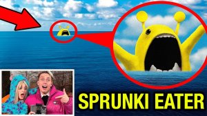 МОЙ ДРОН СНЯЛ SPRUNKI ПОЖИРАТЕЛЯ — ЭТО СУЩЕСТВО ОГРОМНО!