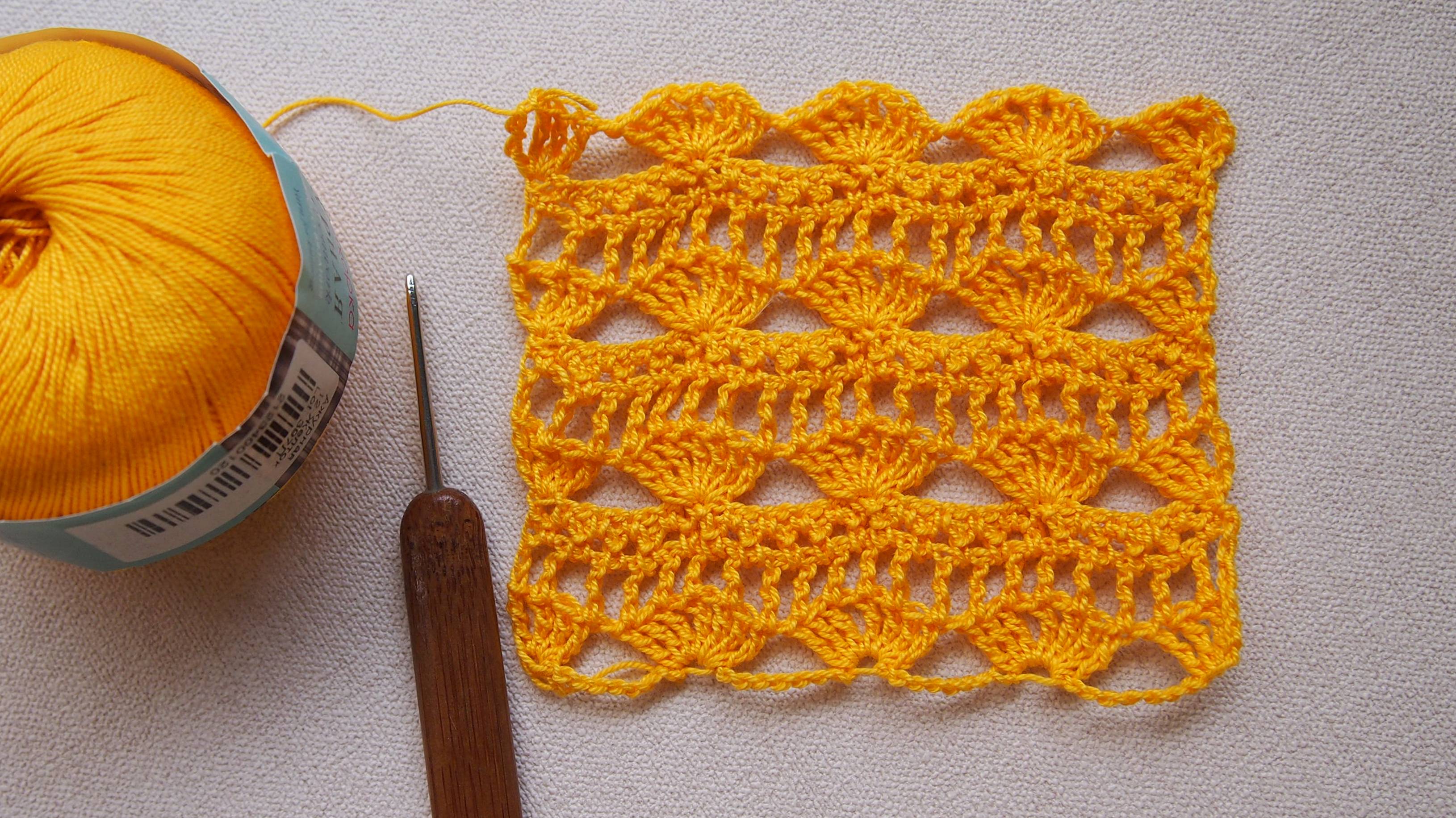 Простые узоры крючком для начинающих. Вязать ЛЕГКО* Simple crochet pattern Урок 28