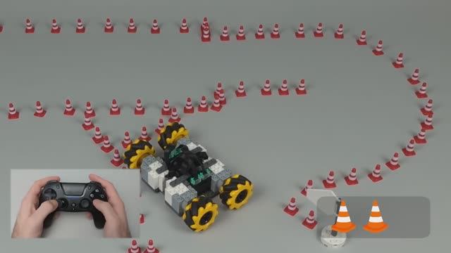Driving LEGO Vehicles | Вождение транспортных средств LEGO смотреть онлайн