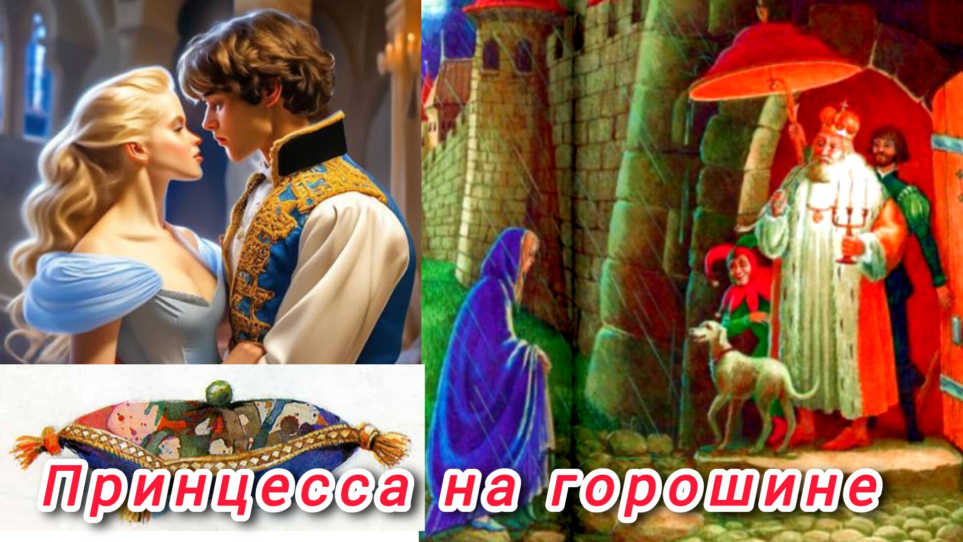 ПРИНЦЕССА НА ГОРОШИНЕ. Г. Х. Андерсен /сказка с картинками✨💫🌠