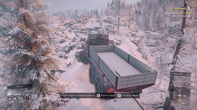 SnowRunner. Амур. Северный щит. Поручение "Оставленный". смотреть онлайн