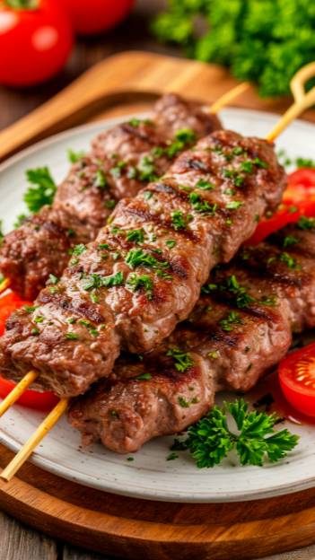 Сочный шашлык из баранины