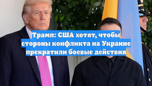 Трамп: США хотят, чтобы стороны конфликта на Украине прекратили боевые действия