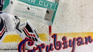 Бокс-Брейк 1 Hobby box 2023-24 Upper Deck Clear Cut Hockey Cards. Аукцион №1