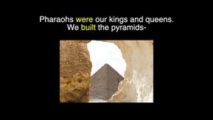 Ancient Egyptians Song with past simple