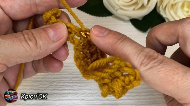 Узор крючком 54 #вязаниекрючком #узорыкрючком