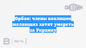 Орбан: члены коалиции желающих хотят умереть за Украину
