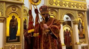 Митрополит Игнатий совершил Божественную литургию в храме равноапостольных Кирилла и Мефодия при СГУ