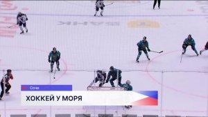 Хоккеисты «Торпедо» в рамках чемпионата КХЛ провели на Черноморском побережье матч против ХК «Сочи»