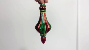 Ёлочное украшение ЭЛЛЕРИ, стекло, 18 см, D4377