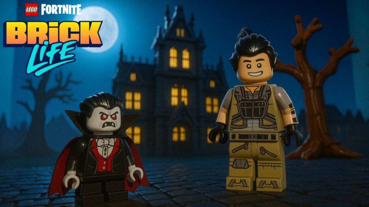 Дом дракулы Эксперимент прятки в LEGO Fortnite Brick Life