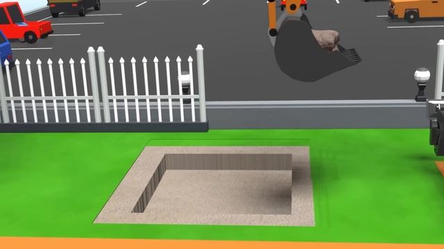 Мультики для мальчиков.Ремонт дороги в 3Д. смотреть онлайн